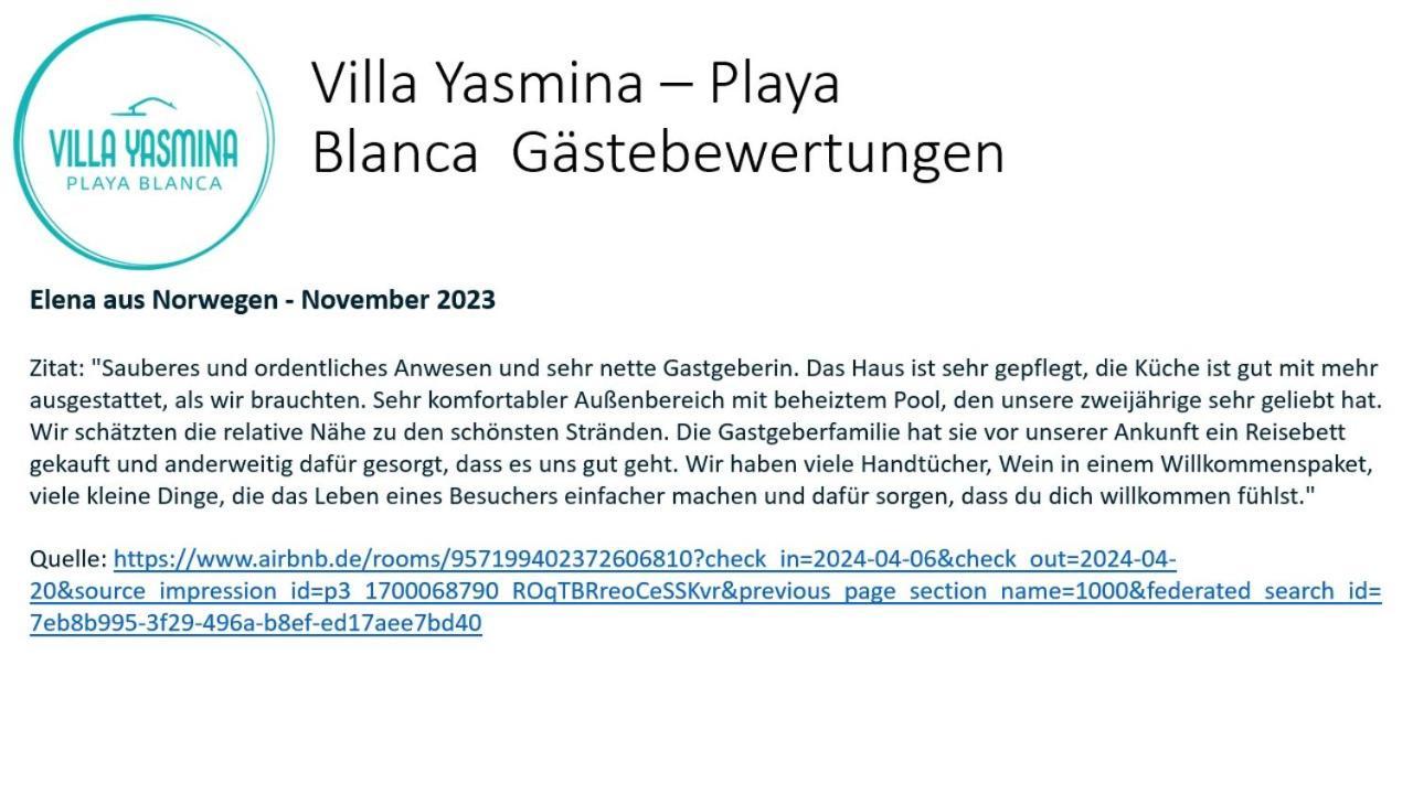 Yasmina * Playa Blanca (Lanzarote)